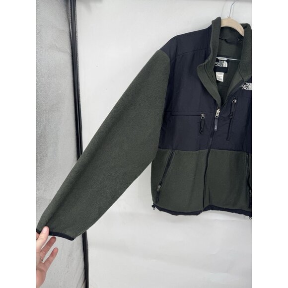 The North Face Denali Fleece Full Zip Jacket Men’s Small Green Black Outdoor - Picture 10 of 11
